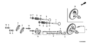 Image of 14100-ZE3-020