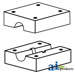 Walker Return Pan Block, Wood