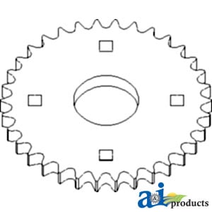 Sprocket, Feeder House Drive, Upper