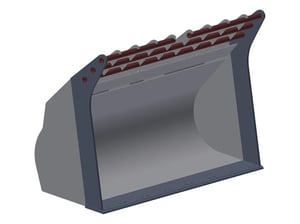 Image of TRASH RECYCLING BUCKET (LOADING & PUSHING)