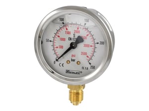 GAUGE W/RUBBER COVER 300 PSI -