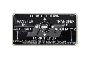 DECAL, TRANSFER/CARRIAGE TILT