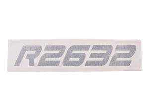 DECAL,MODEL NUMBER R2632