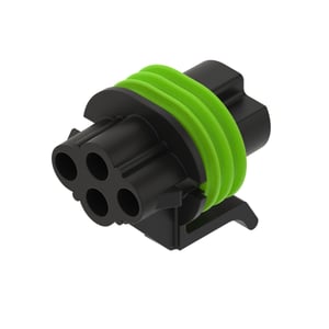 57M7349: Black External Electrical Connector, 4 Cavities