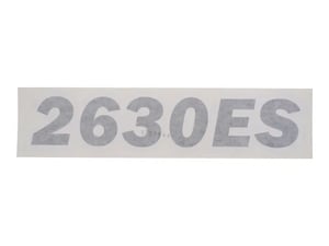 DECAL,MODEL 2630ES