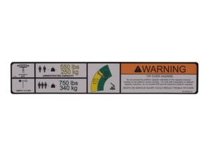 DECAL,DECAL,WARNING DUAL CAP.