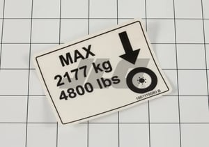 DECAL,TIRE LOAD