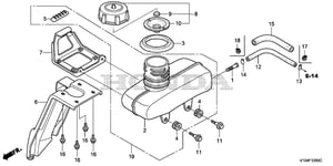 TUBE, FUEL TANK (FKM)