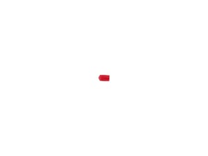CAP,8MM ID X 15MM LENGTH RED