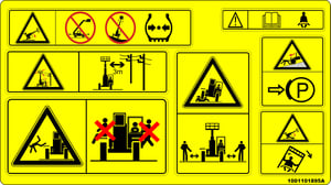 DECAL,DECAL, WARNING - CAB