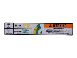 DECAL,WARNING DUAL CAP.(ANSI)