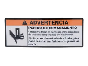 DECAL,HAND CRUSHING HAZARD