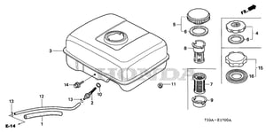 Image of 17510-ZE0-020ZL