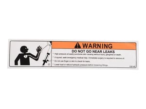 DECAL-OIL WARNING