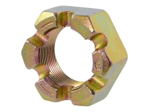 NUT, SLOTTED HEX