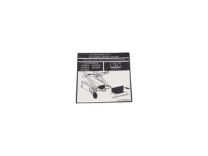 DECAL,ES SERVICE PROP