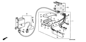 BOX ASSY., SWITCH *R280* (POWER RED)