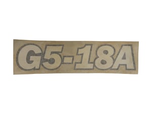 DECAL,# G5-18A DECAL