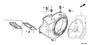 COVER, FAN *NH1* (BLACK)