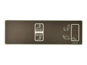 DECAL,PLATFORM DISPLAY (DOM)