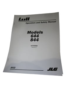 OPERATORS MANUAL, 644,844 -