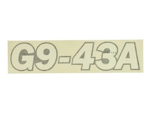 DECAL,G9-43A