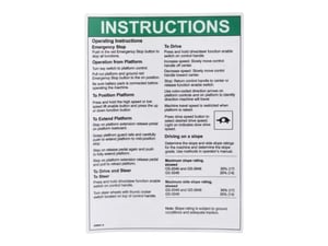 GN-DECAL, INSTRUCTIONS, GS46