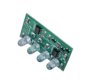 GAUGE, FUEL 4 LED