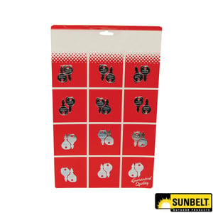 A-B1SB2938: Ignition Key, 2 per card, 12 cards per piece