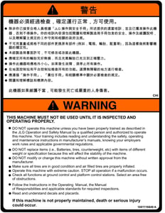 DECAL,WARNING INSPECTION (MTB)