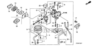 CARBURETOR ASSY. (BF30C C)