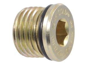 PIPE PLUG, O-RING .563-18UNF