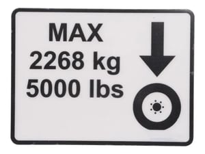 DECAL,TIRE LOAD