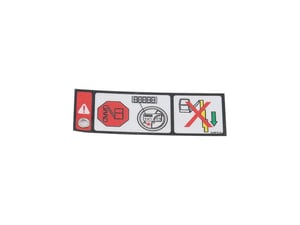 DECAL,SLACK CHAIN DETECTION