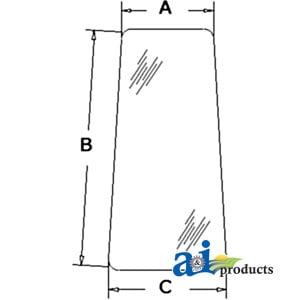 Glass, Door, Rear (RH)