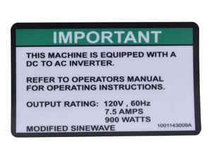 DECAL,INVERTER
