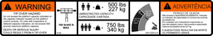 DECAL,WARNING DUAL CAP.