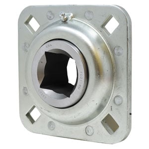 Bearing, Flanged Disc; Square Bore, Re-Lubricatable
