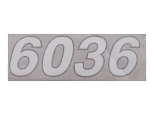 DECAL 6036 MODEL NUMBER