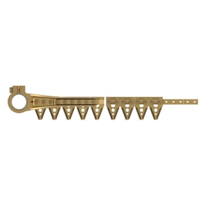 AE48592: Left Side Underserrated Cutterbar, 7 Feet