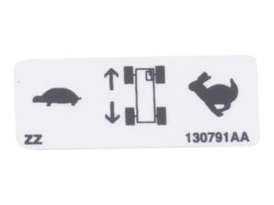 DECAL, RANGE LOW/HIGH