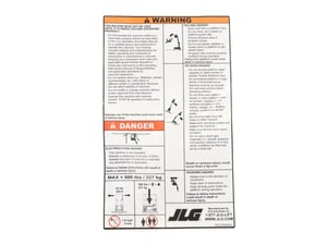 DECAL,INSTR/WARNING (ENG)