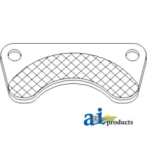 Brake Pad, Parking Brake (1 Side Lined)