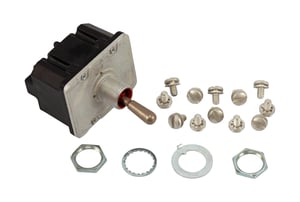 SWITCH, TOGGLE 2 POSITION 4PDT