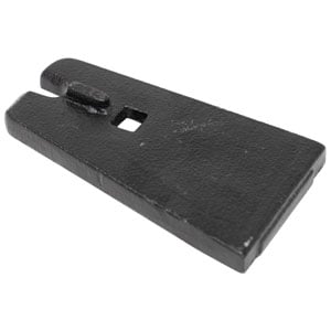Scraper, Beaver Tail LH; Bolt On