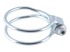 CLAMP, FLEX PIPE 3" ZINC PLATE