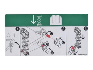 SJ-DECAL, EMERGENCY LOWERING