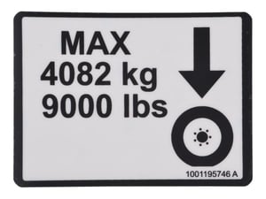 DECAL,MAX TIRE LOAD