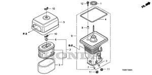 Image of 17232-Z1V-601
