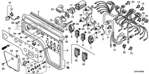PANEL, CONTROL *R280* (EB-A) (POWER RED)